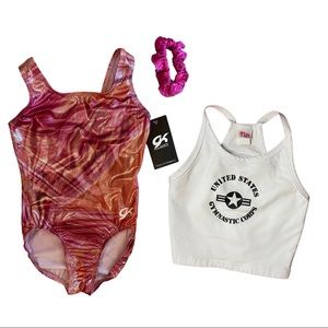 Girls Gymnastics GK Leotard NWT Adult XS